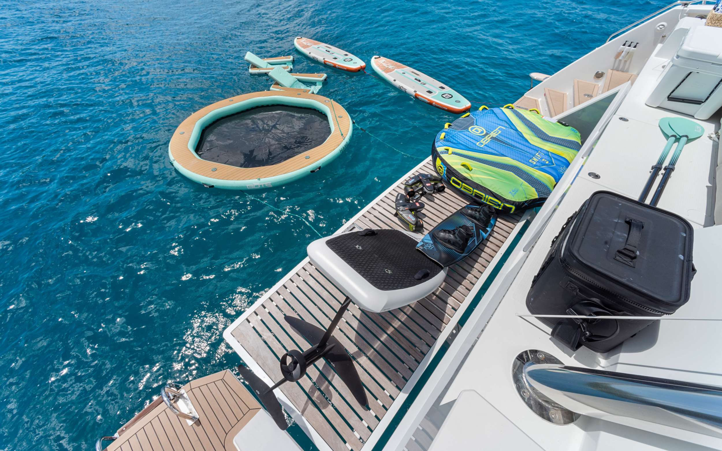 Hourglass Yacht Charter Water Toys