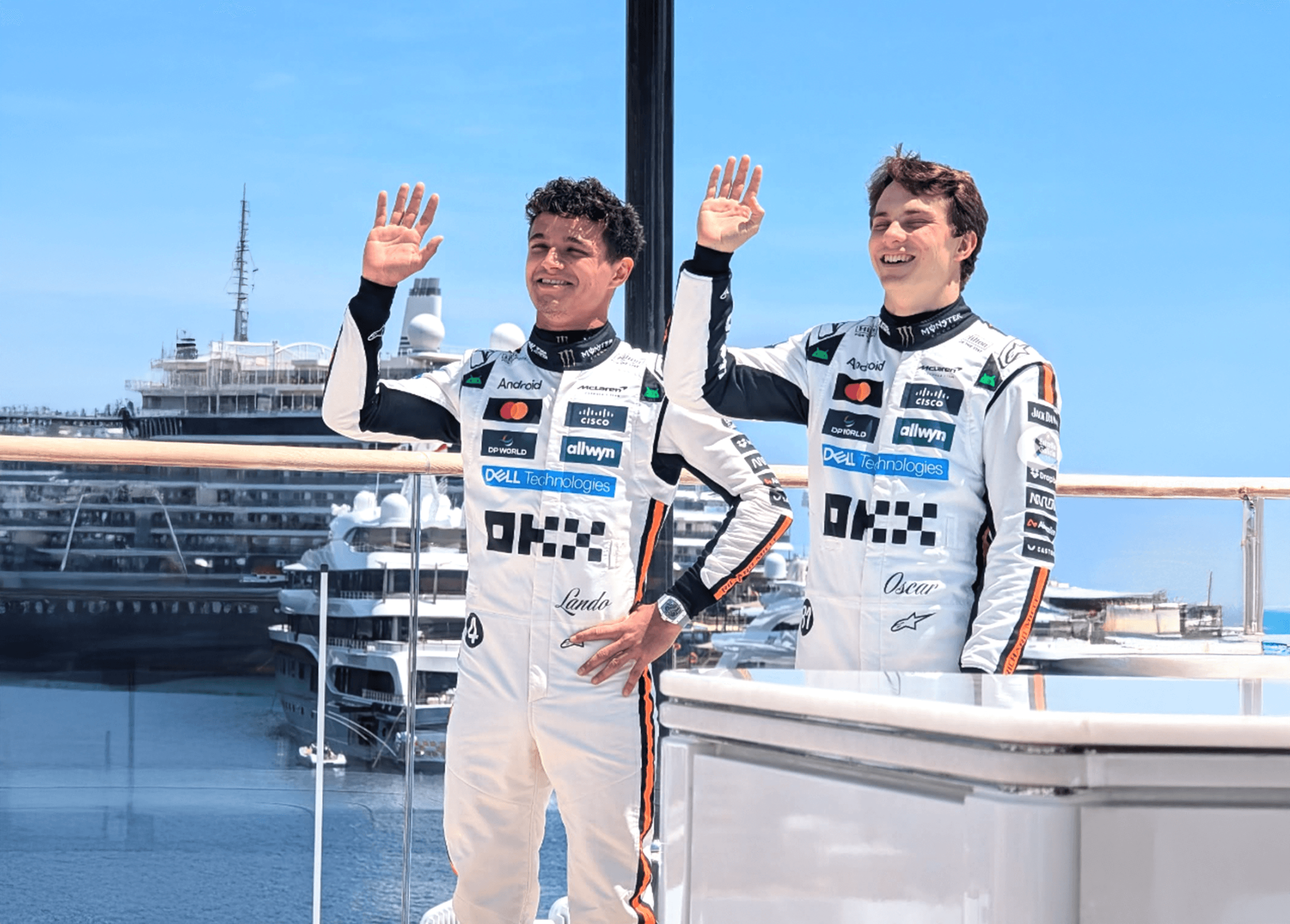Lando Norris & Oscar Piastri Aboard Coral Ocean.png