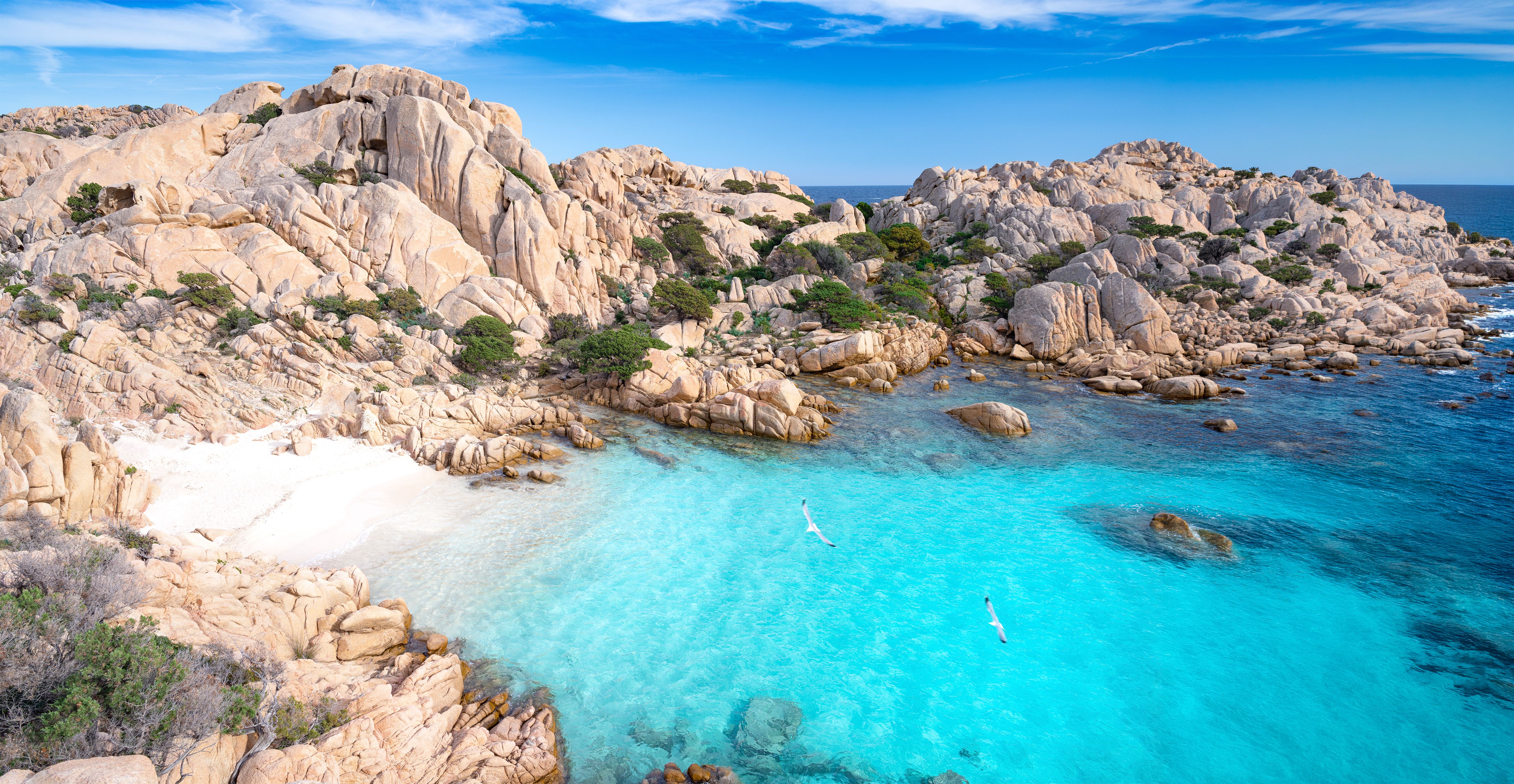 Sardinia secluded beach, Italy Vacation