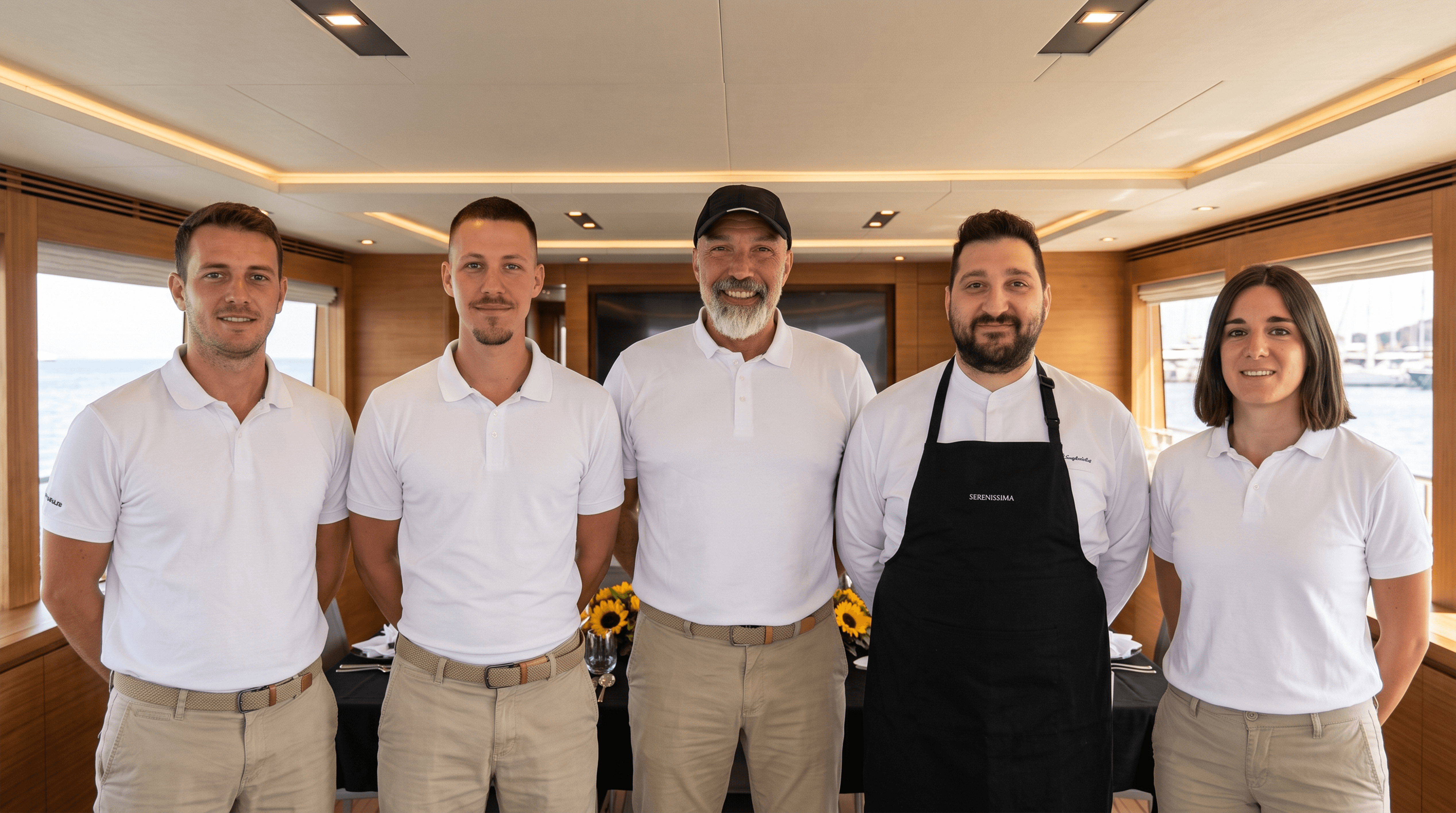 Serenissima III Yacht Charter Greece Crew
