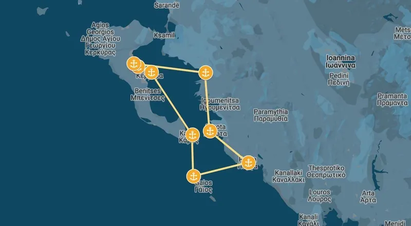 Northern Ionians Itinerary