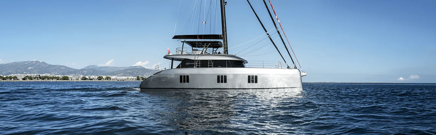 Featured Yacht SERENITY: Refined Island Living Aboard a 2025 Sunreef 60 in Greece